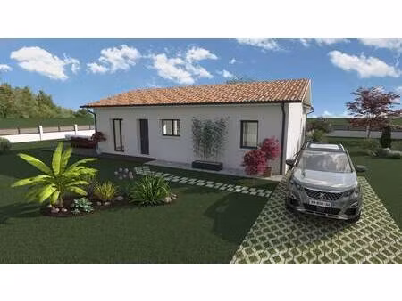 terrain avec maison neuve à vendre