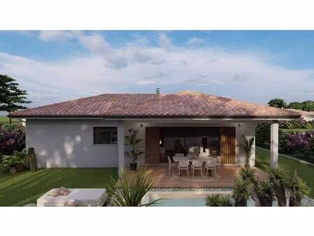 terrain avec maison neuve à vendre