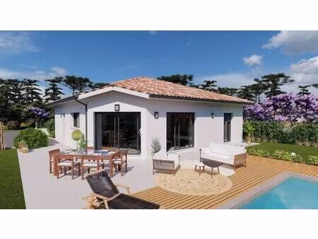 terrain avec maison neuve à vendre