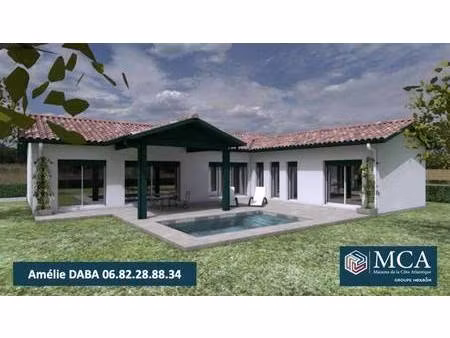 terrain avec maison neuve à vendre