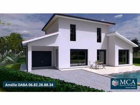 terrain avec maison neuve à vendre