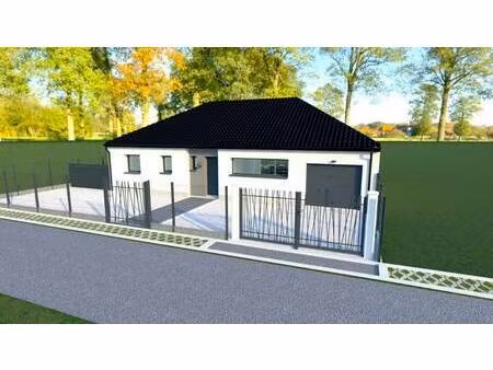 terrain avec maison neuve à vendre