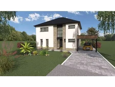 terrain avec maison neuve à vendre