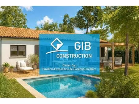 terrain avec maison neuve à vendre