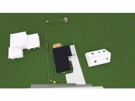 terrain avec maison neuve à vendre