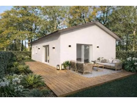 terrain avec maison neuve à vendre