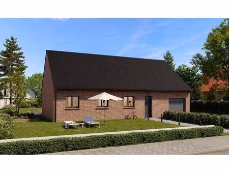 terrain avec maison neuve à vendre