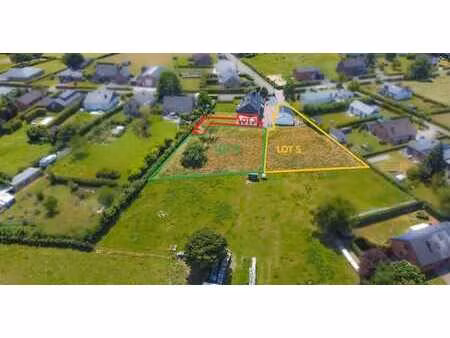 3x terrains a batir - permis octroye + garage/entrepot 100m²