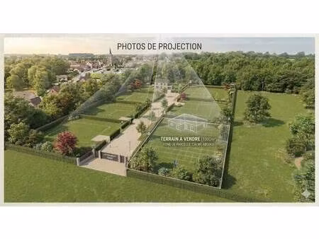 terrain constructible viabilisé à vendre