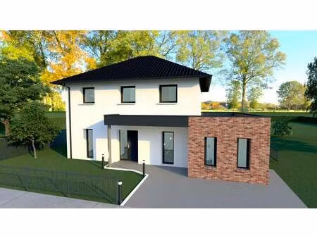 terrain avec maison neuve à vendre