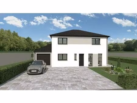 terrain avec maison neuve à vendre