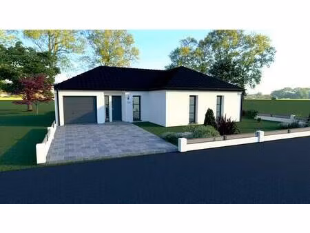 terrain avec maison neuve à vendre