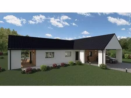 terrain avec maison neuve à vendre