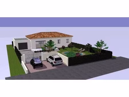 terrain avec maison neuve à vendre