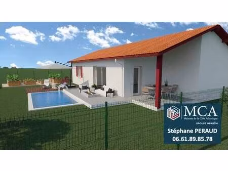 terrain avec maison neuve à vendre