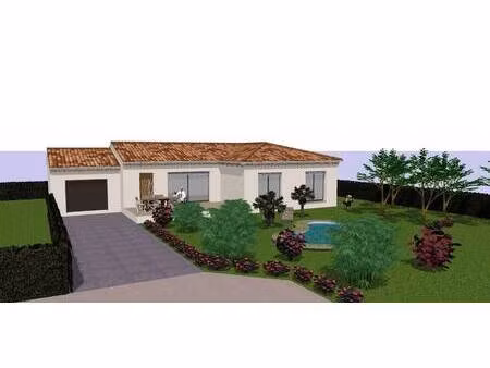 terrain avec maison neuve à vendre