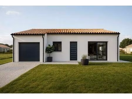 terrain avec maison neuve à vendre