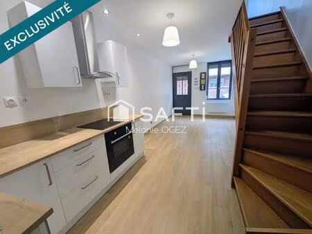 vente maison 3 pièces 57 m² lillers (62190)