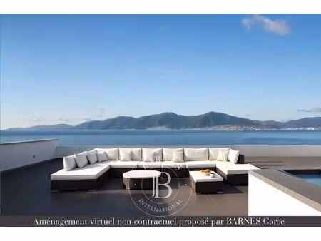 penthouse d'exception  pietrosella  3 chambres  vue panoramique mer  plage à pied