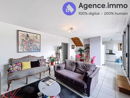 appartement duplex t4 à saint-cyr-sur-loire – 107 m² – 2 t