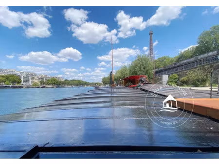 vente péniche 4 pièces 90 m² à paris 15ème (75015)  750 000 €
