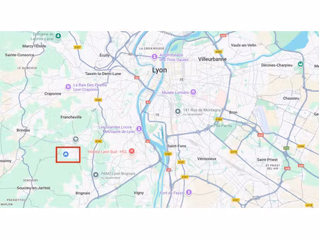 vente terrain 770 m² chaponost (69630)