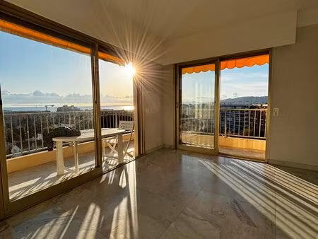 juan les pins - dernier etage - vue mer