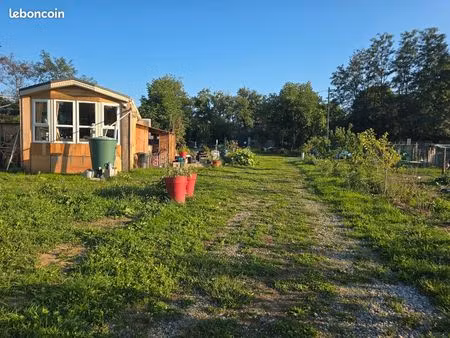 terrain 6500 m2 viabilise. clôturé allier.03