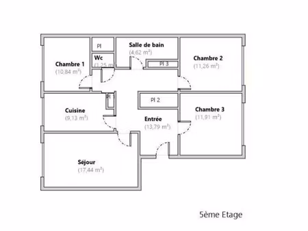 vente appartement 4 pièces 80 m² à saint-ouen (93400)  410 000 €