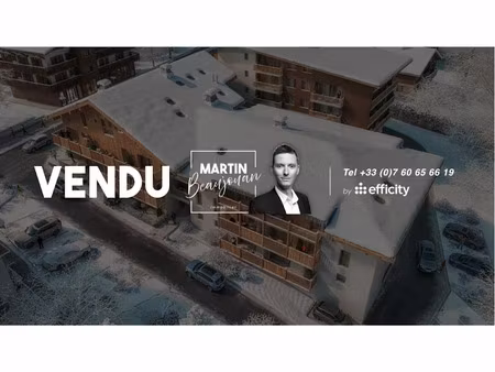 vente appartement 3 pièces 64.83 m² à les houches (74310)  466 000 €