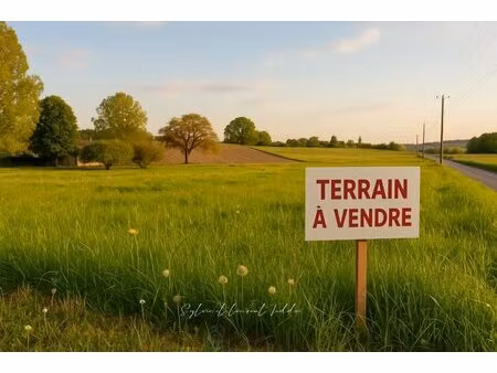 en vente terrain constructible 19 78 ares – 32 500 € |sousmoulins
