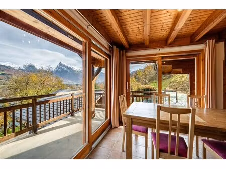 charmant chalet avec vue panoramique