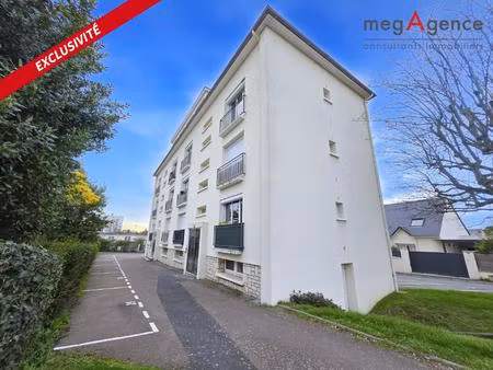caen rive droite – f2 34 m² – investissement locatif – balcon – parking