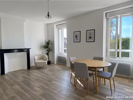 maison de bourg avec cour 2 logements