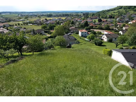 vente terrain à batir 955 m² à vaux-en-bugey (01150)  147 000 €