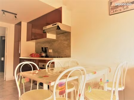 frontignan plage maisonnette duplex t3 50m2 meuble terrasse