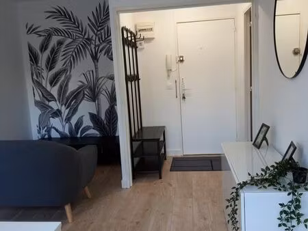 f2 meublé rénové 40m² – centre le mée-sur-seine – proche melun – 26 min paris gare de lyon