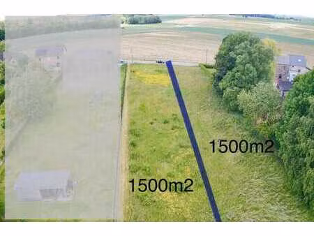 magnifique terrain à bâtir