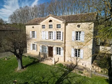 maison d'époque avec maison d'amis et grand parc.
