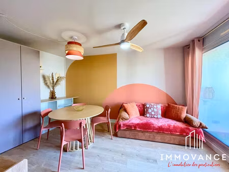 à 2 mn de la plage  studio 'cosy' meublé / balcon parking sous