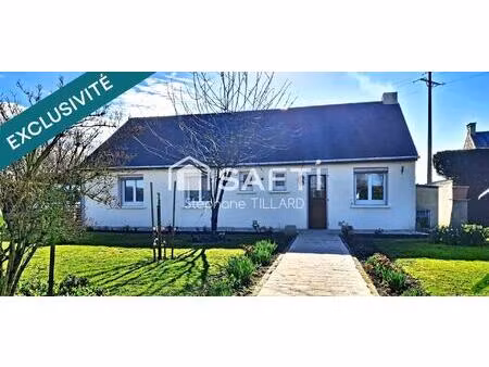 plain pied lumineux avec 4 chambres  beau jardin  dépendances