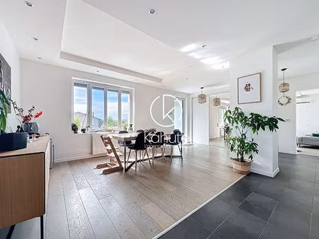 à 30 min de lyon  au centre du village  maison climatisée d'environ 158 m2  6 pièces  4 ch