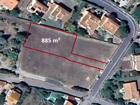 terrain 880m² viabilisé - dernier lot au cœur d'alzonne