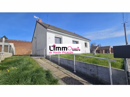 pavillon de plain-pied à chaulnes sur sous-sol complet