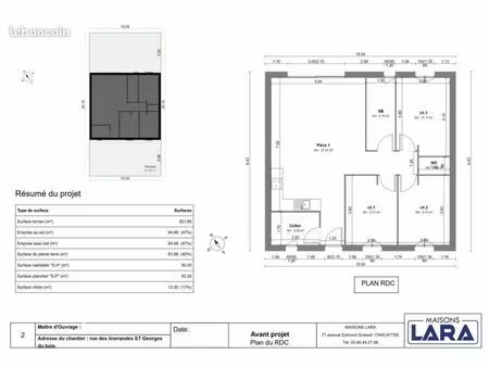 maison 4 pièces 81 m²