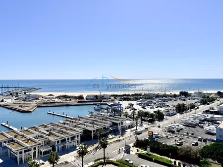 la grande motte - grand appartement vue port