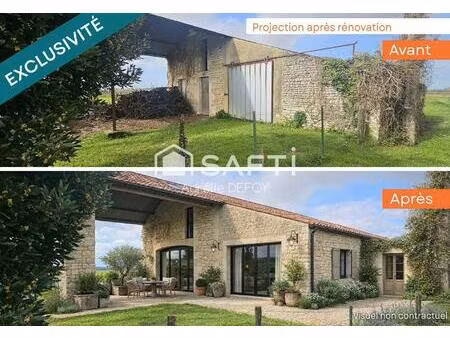 vente maison 2 pièces 70 m² sainte-même (17770)