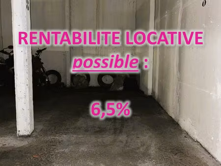 vente parking / box  9.00m²  paris 20