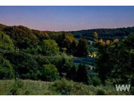 terrain a bâtir  atypique  vue d'exception  isolé et boisé.