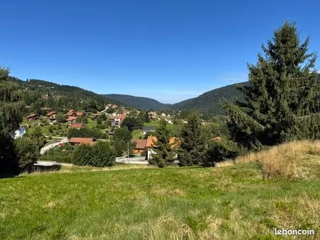 magnifique terrain avec belle vue dégagée + permis de construire accepté